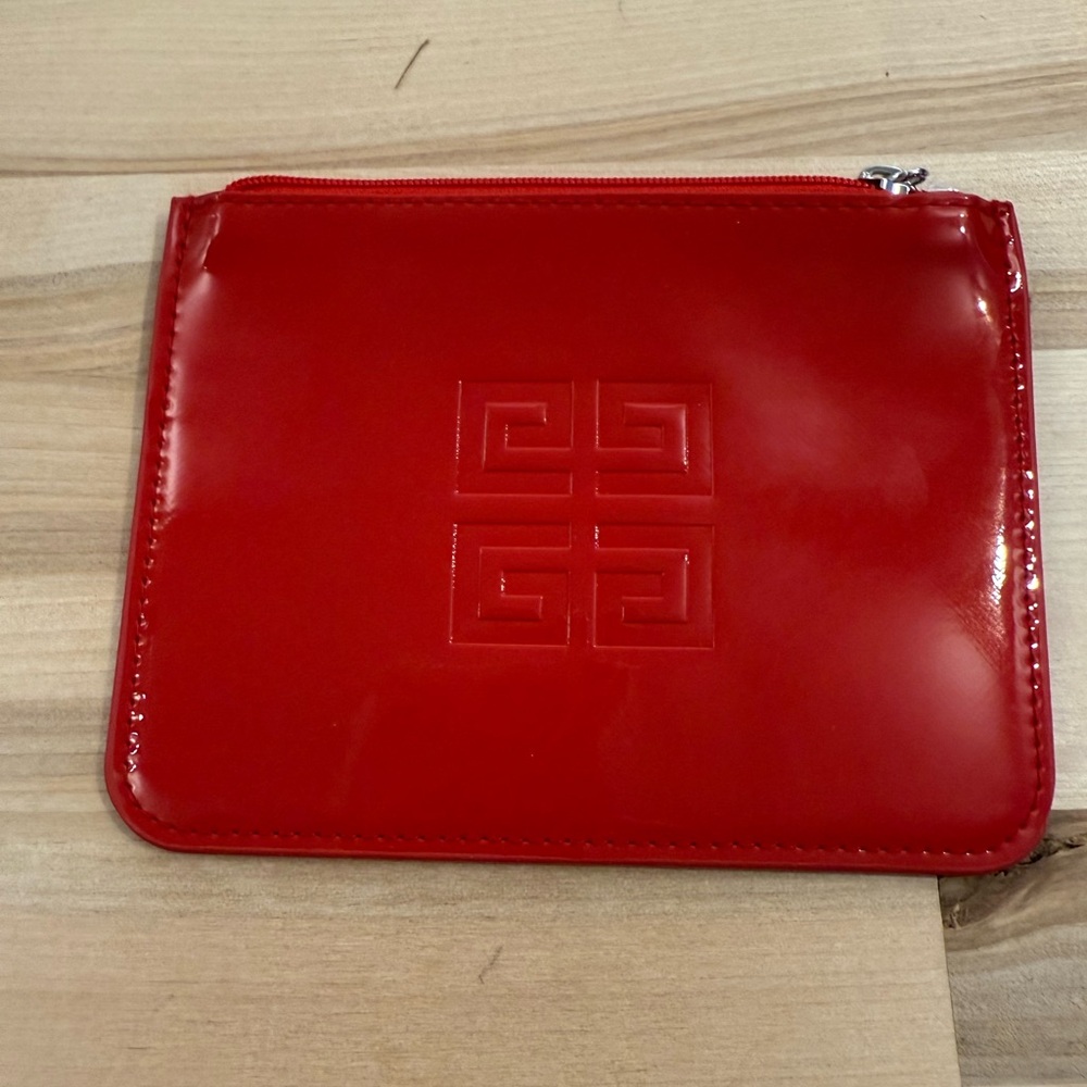 Givenchy Red Pouch Coin Purse Promo Gift New